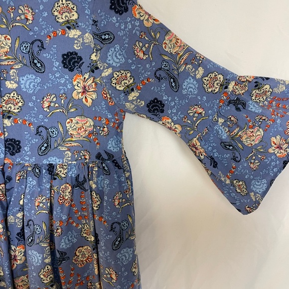 Pippa and Julie Paisley Floral Fall print Dress Size 5 - Picture 3 of 7